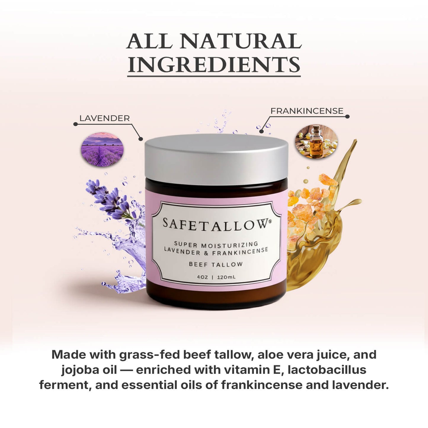 SAFETALLOW® Grass-Fed Beef Tallow Moisturizer